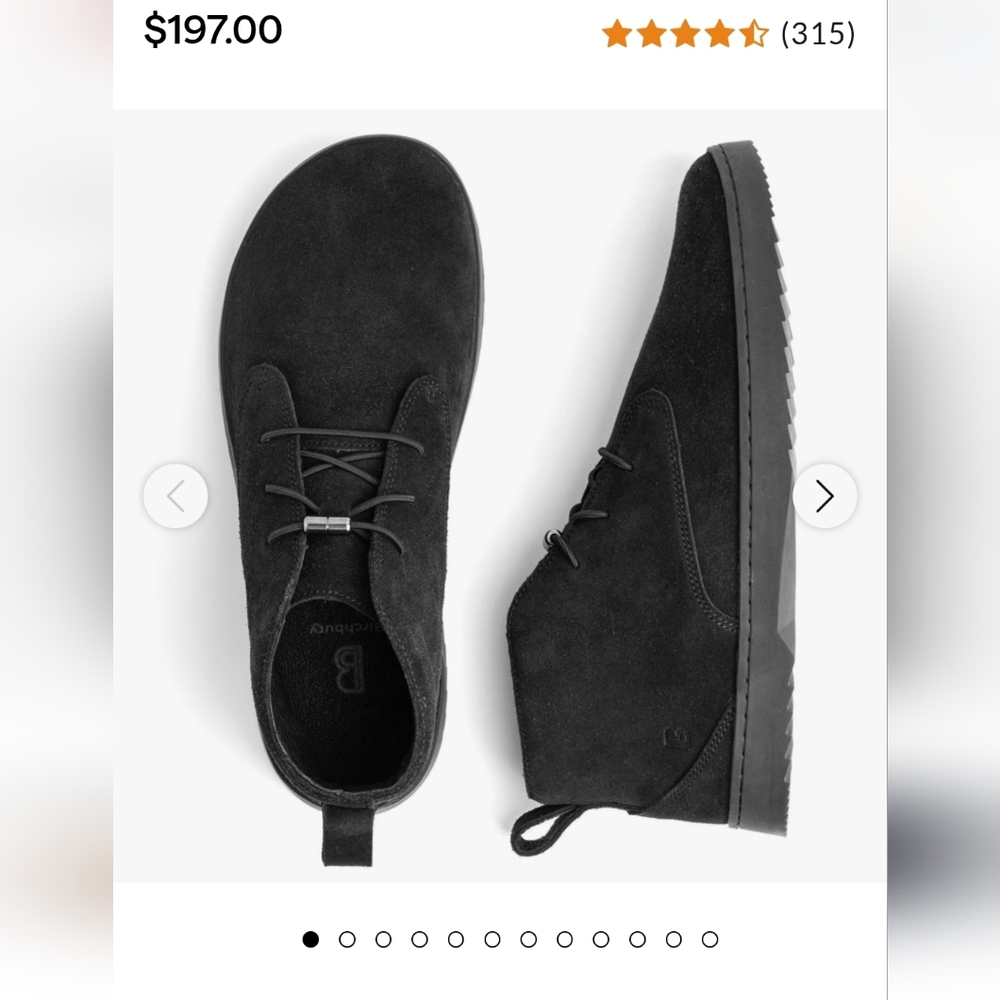 Carnforth: Barefoot Chukka BootsBarefoot Black Suede